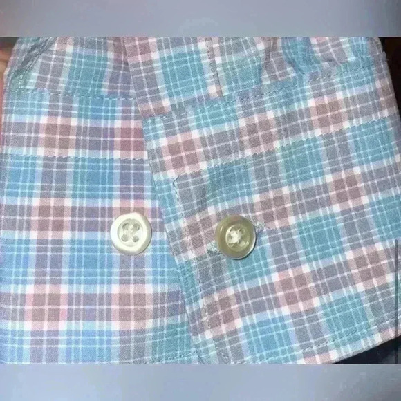 Peter Millar Men’s Plaid Button Down Sport Shirt Classic Fit, 2X - Picture 4 of 5